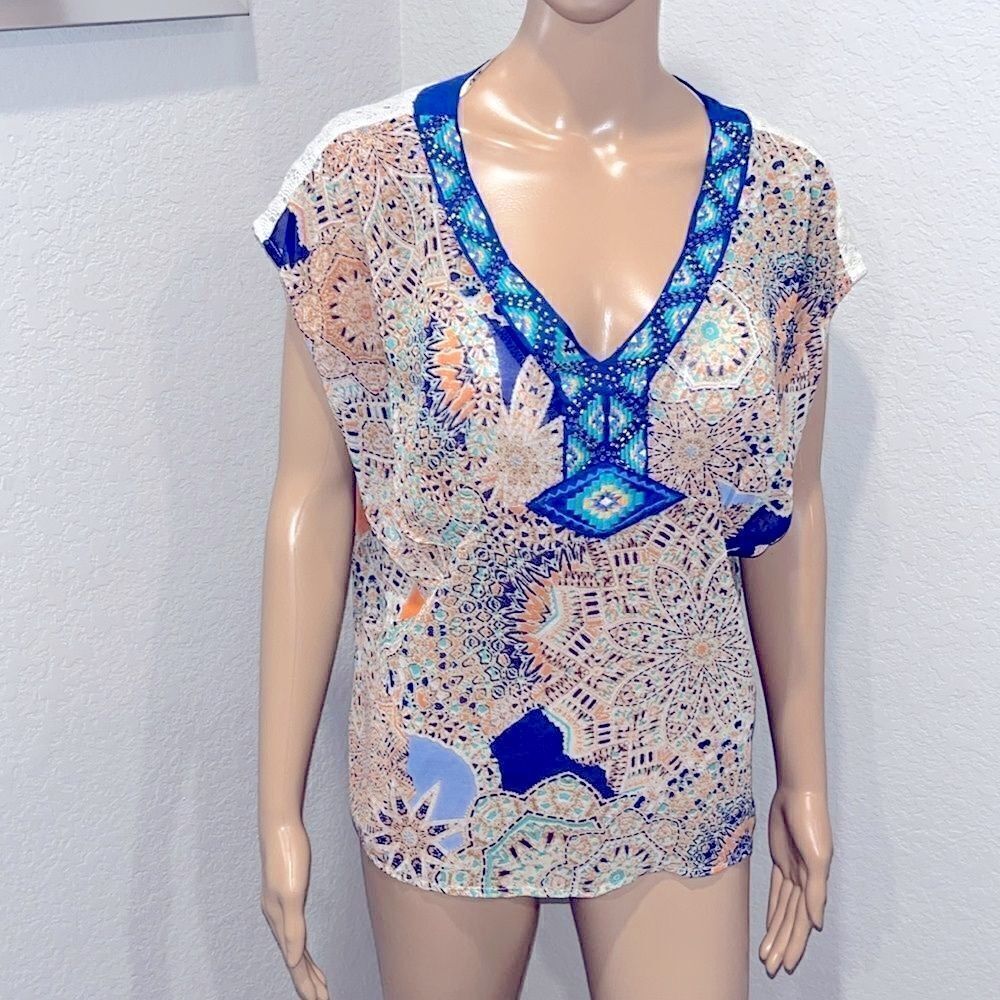 Miss  Me colorful top